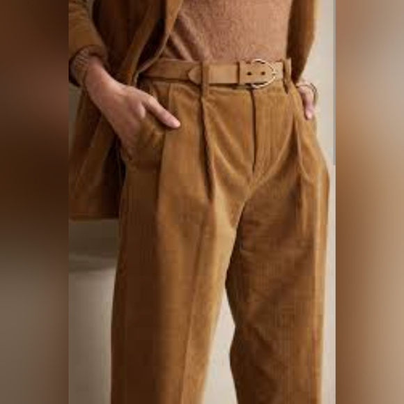 Banana Republic Rivoli Pleated Corduroy Pant - Picture 4 of 5